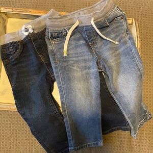 2 pairs of Cat and Jack jeans
